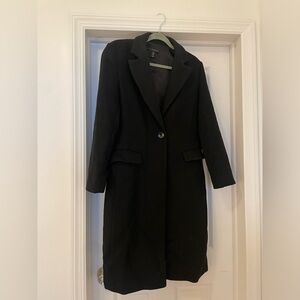 House of Harlow black winter coat